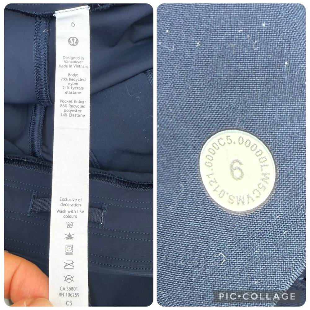 Lululemon Adapted State Jogger Pants in Navy Blue size 6 - Picture 12 of 14